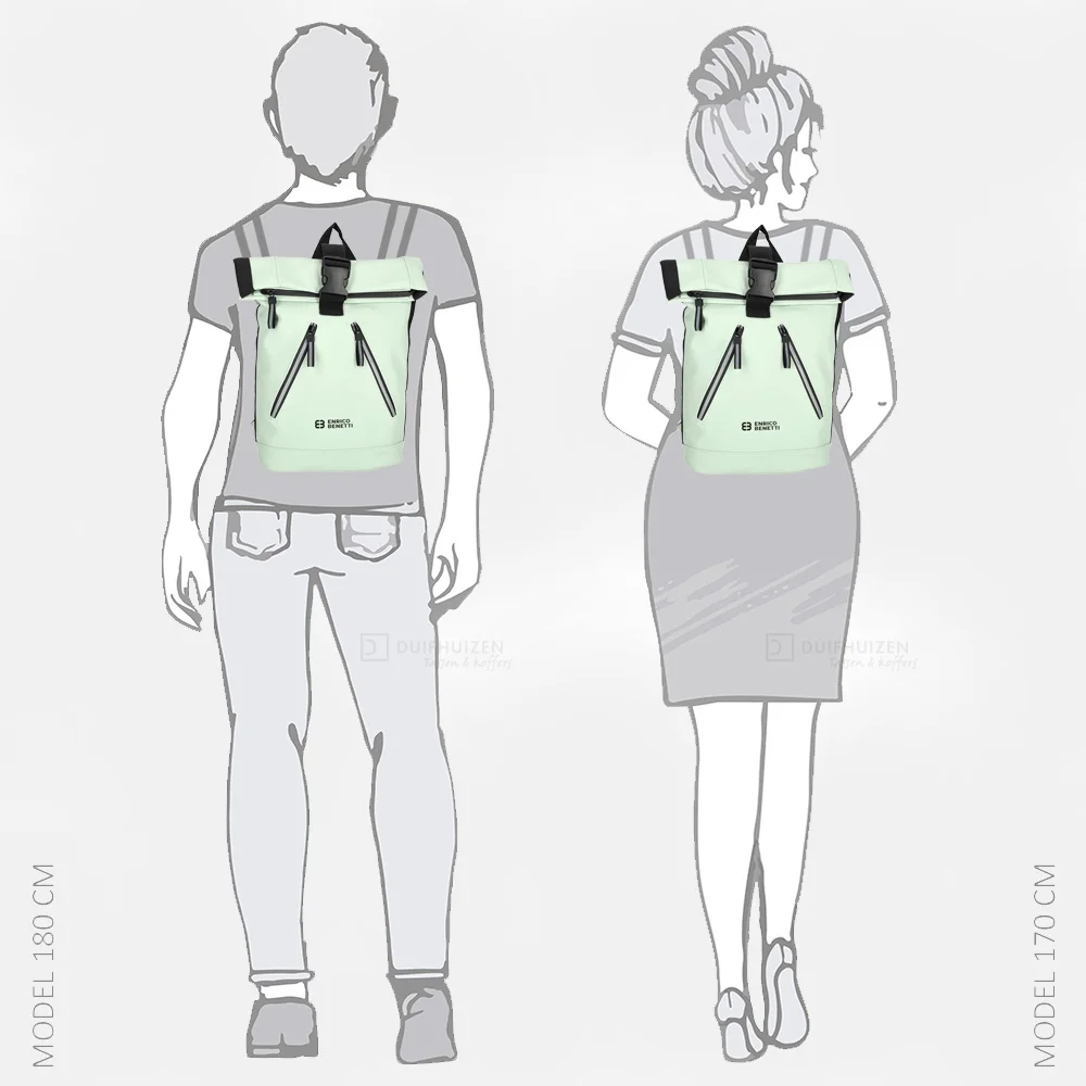 Enrico Benetti Bergen rugzak S mintgroen bij Duifhuizen