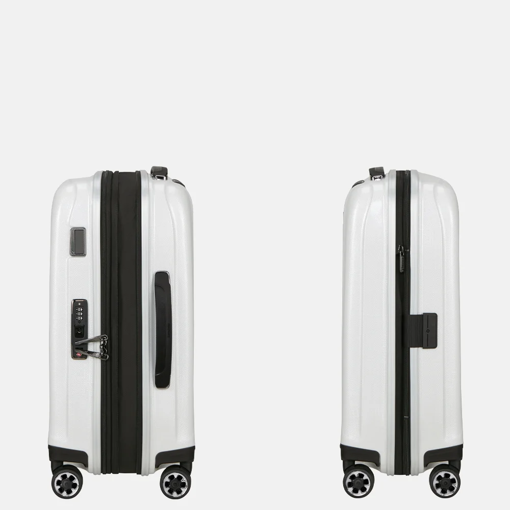 Samsonite Nexis spinner handbagage koffer 55 cm cotton white bij Duifhuizen