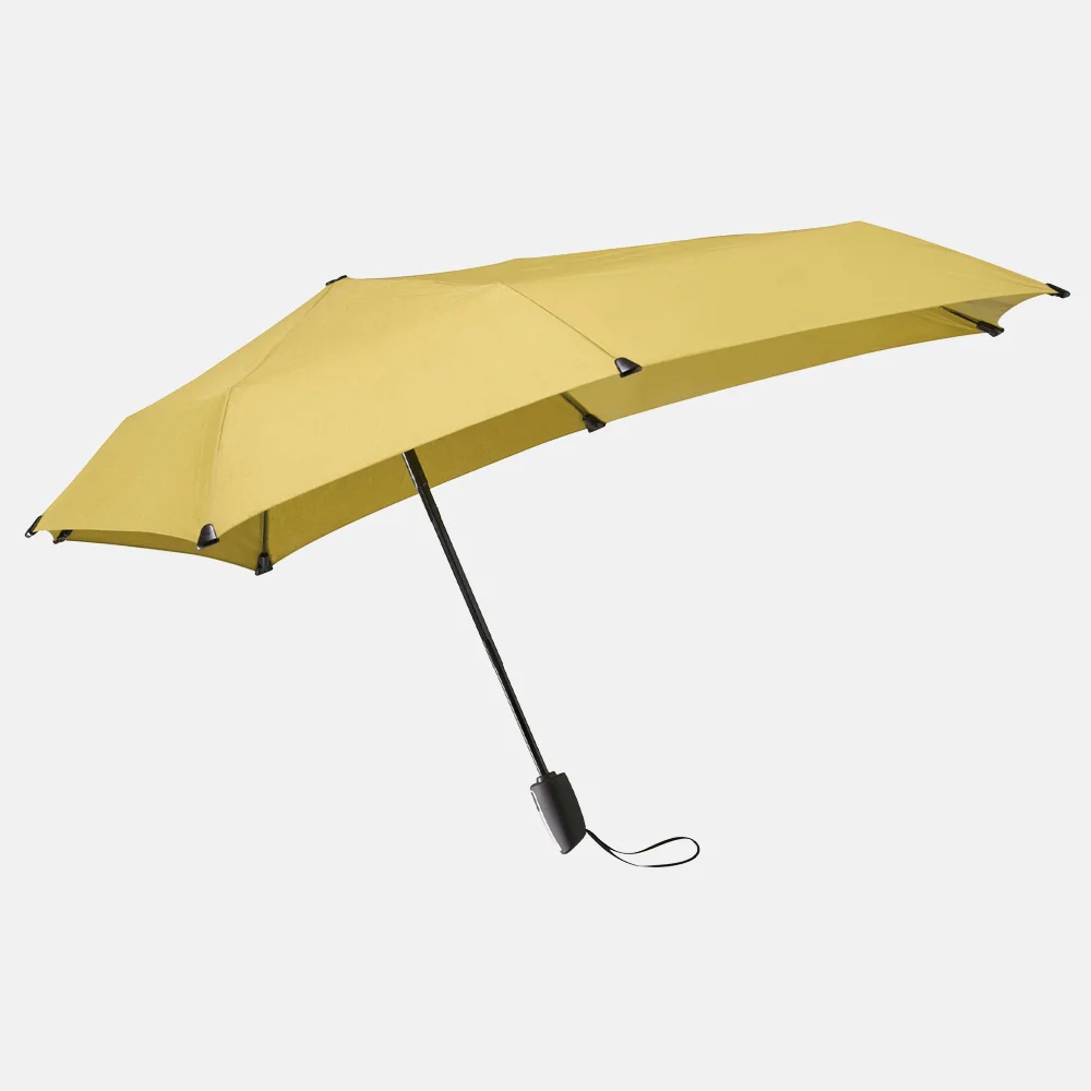 Senz automatic foldable stormparaplu dusky citron
