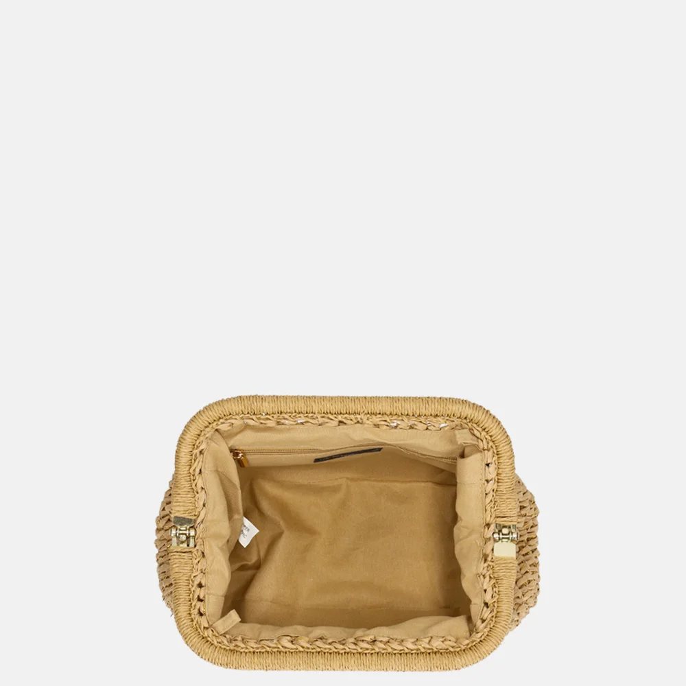 Flora & Co clutch riet naturel bij Duifhuizen