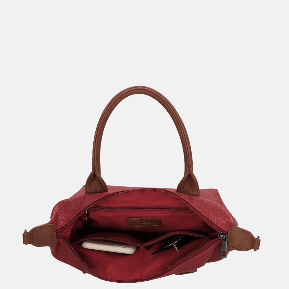 Charm London Buckingham Palace handtas M wijnrood bij Duifhuizen