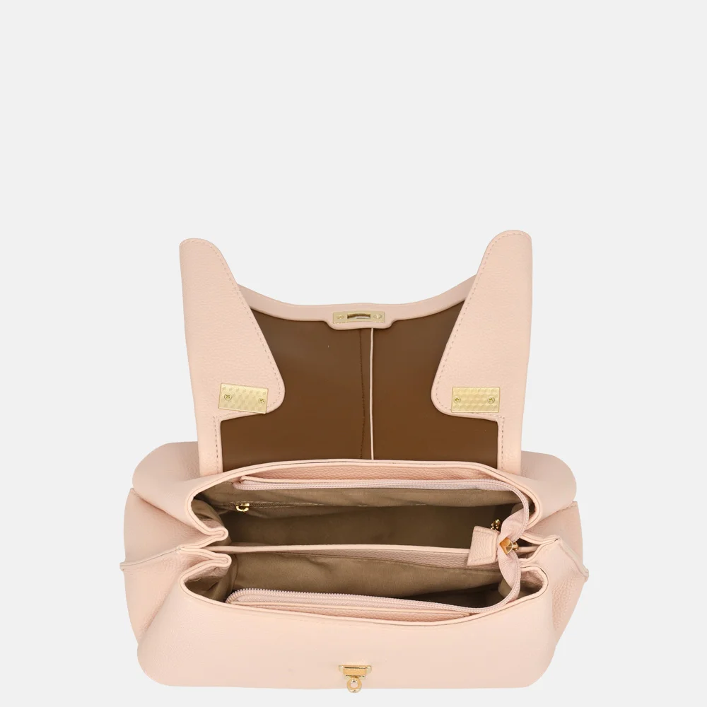 Firenze handtas draaislot pink bij Duifhuizen