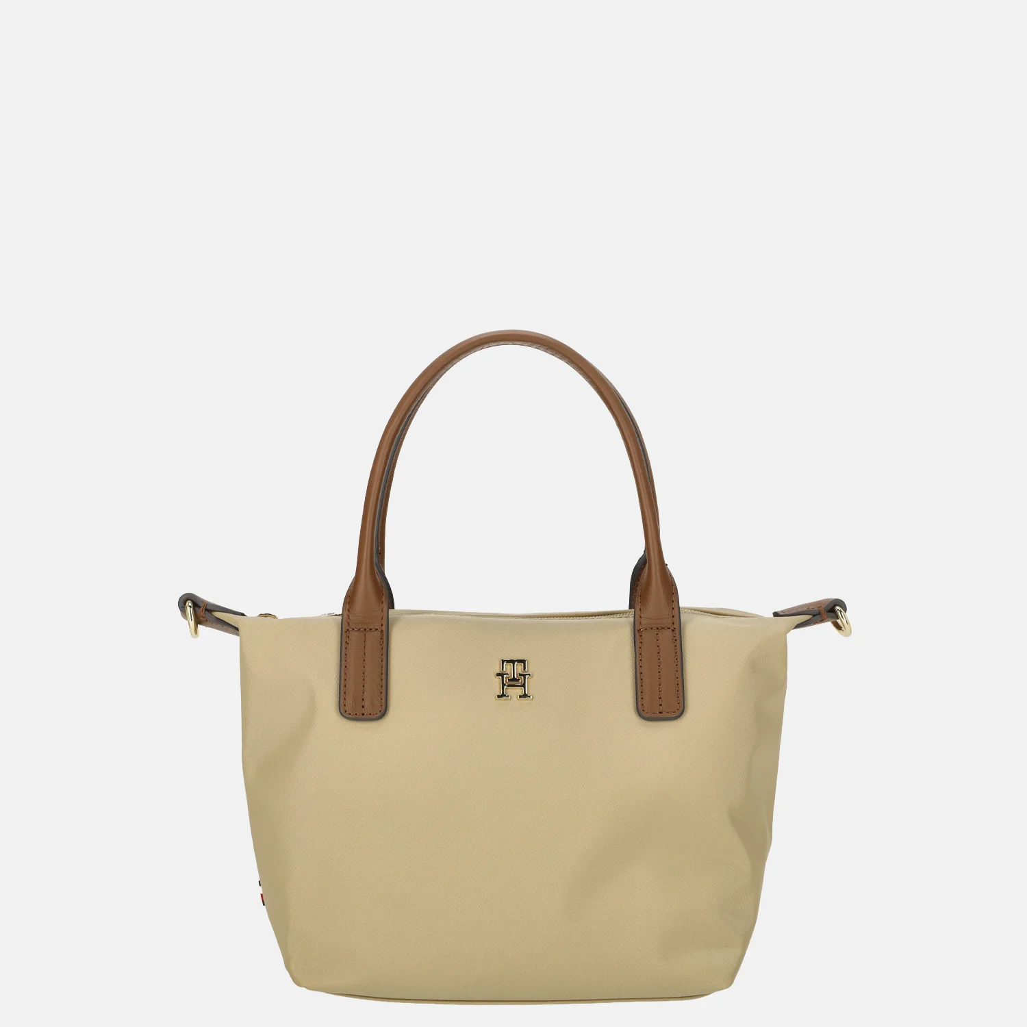 Tommy Hilfiger Popette mini tote handtas horseradish bij Duifhuizen