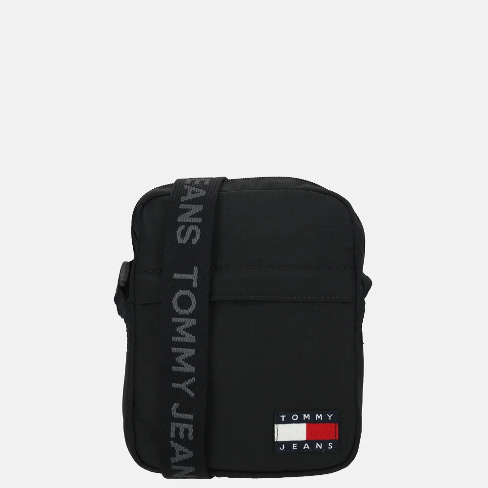 Tommy Hilfiger Essential daily crossbody tas black bij Duifhuizen