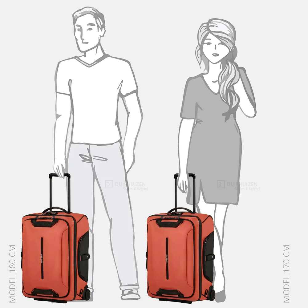 Samsonite Ecodiver rugzak/reistas op wielen clay bij Duifhuizen