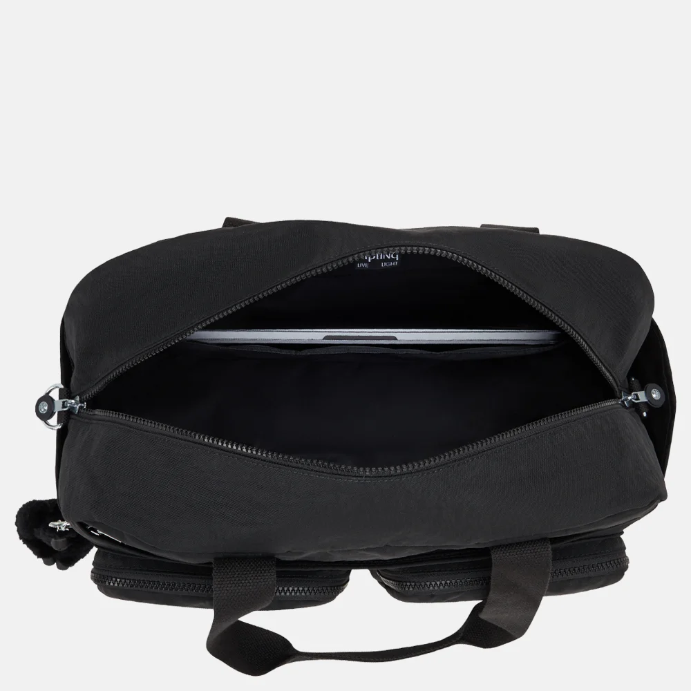 Kipling Defea weekendtas XL black noir bij Duifhuizen