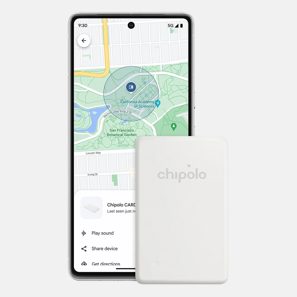Chipolo CARD Spot - Works with the Google Find My Network bij Duifhuizen