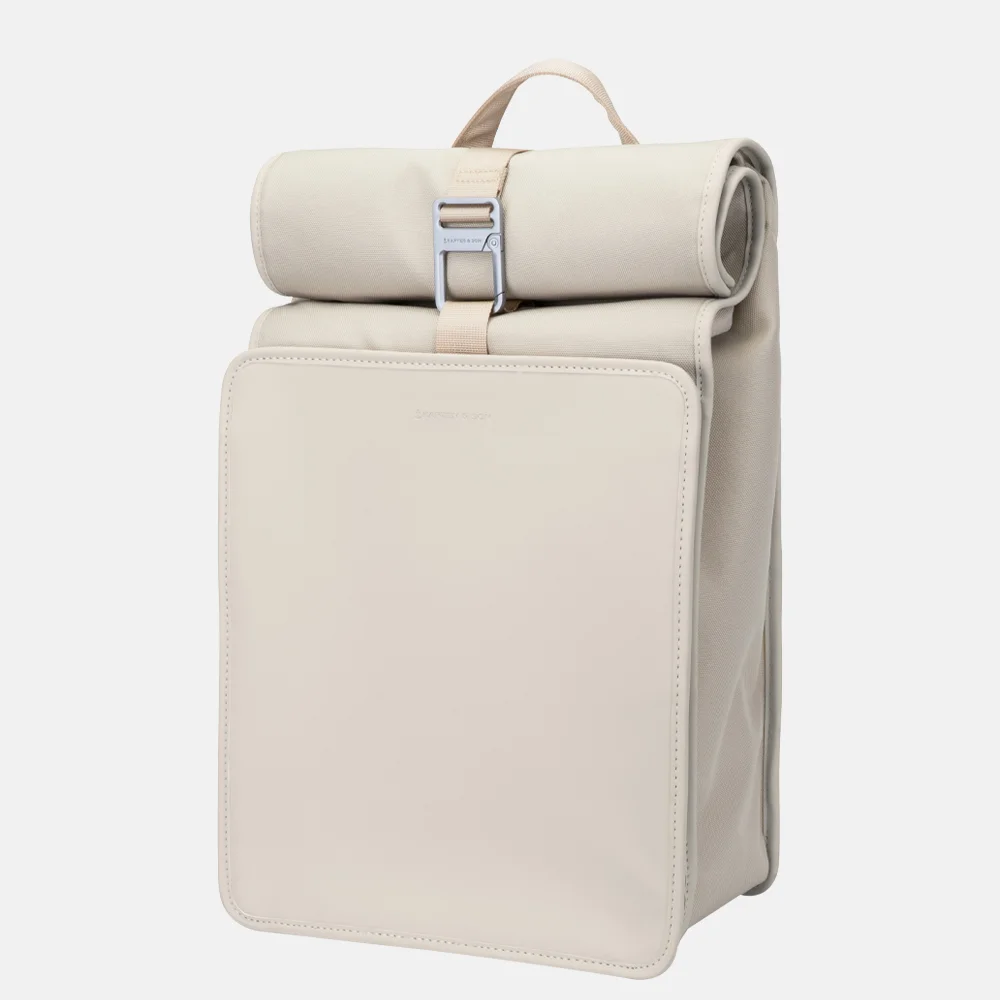 Kapten & Son Lund Pro laptoprugzak sandstone bij Duifhuizen