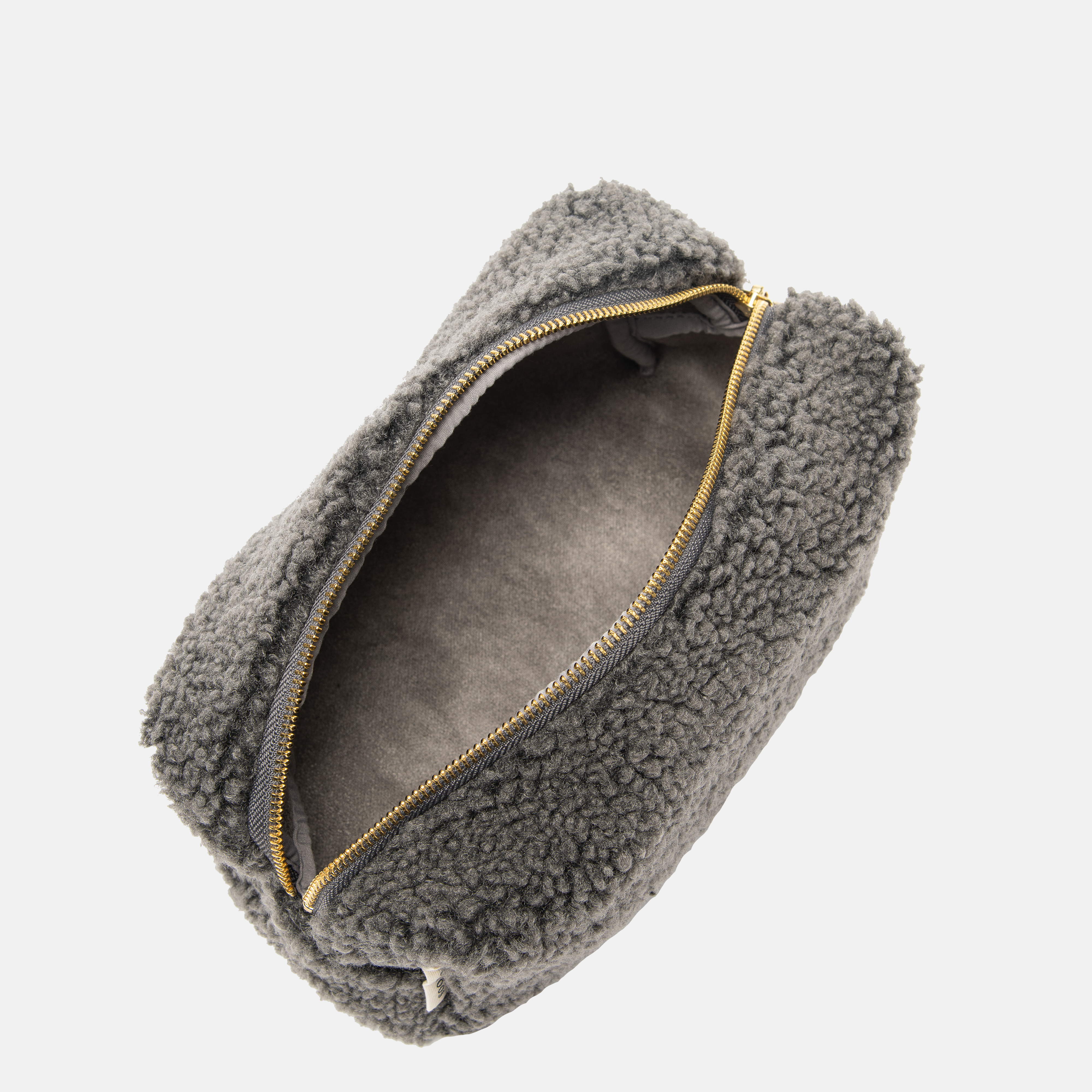 Studio Noos Chunky Pouch toilettas dark grey bij Duifhuizen