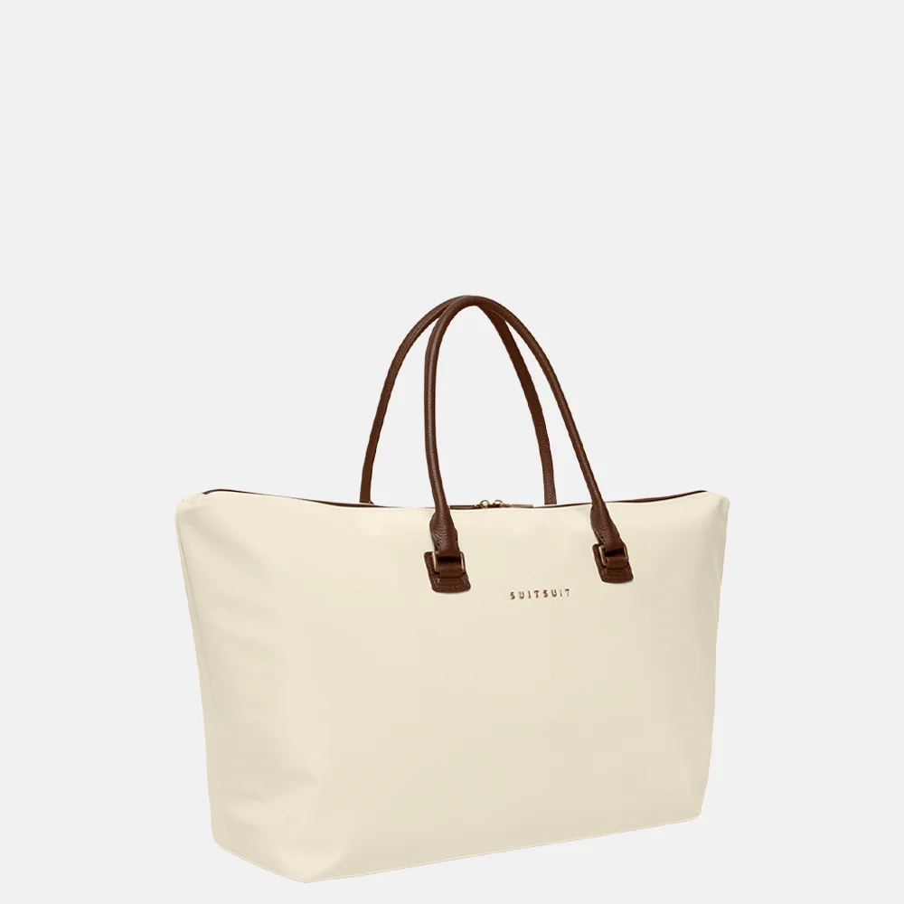 SUITSUIT Serenity Travel Tote weekendtas wisper white bij Duifhuizen