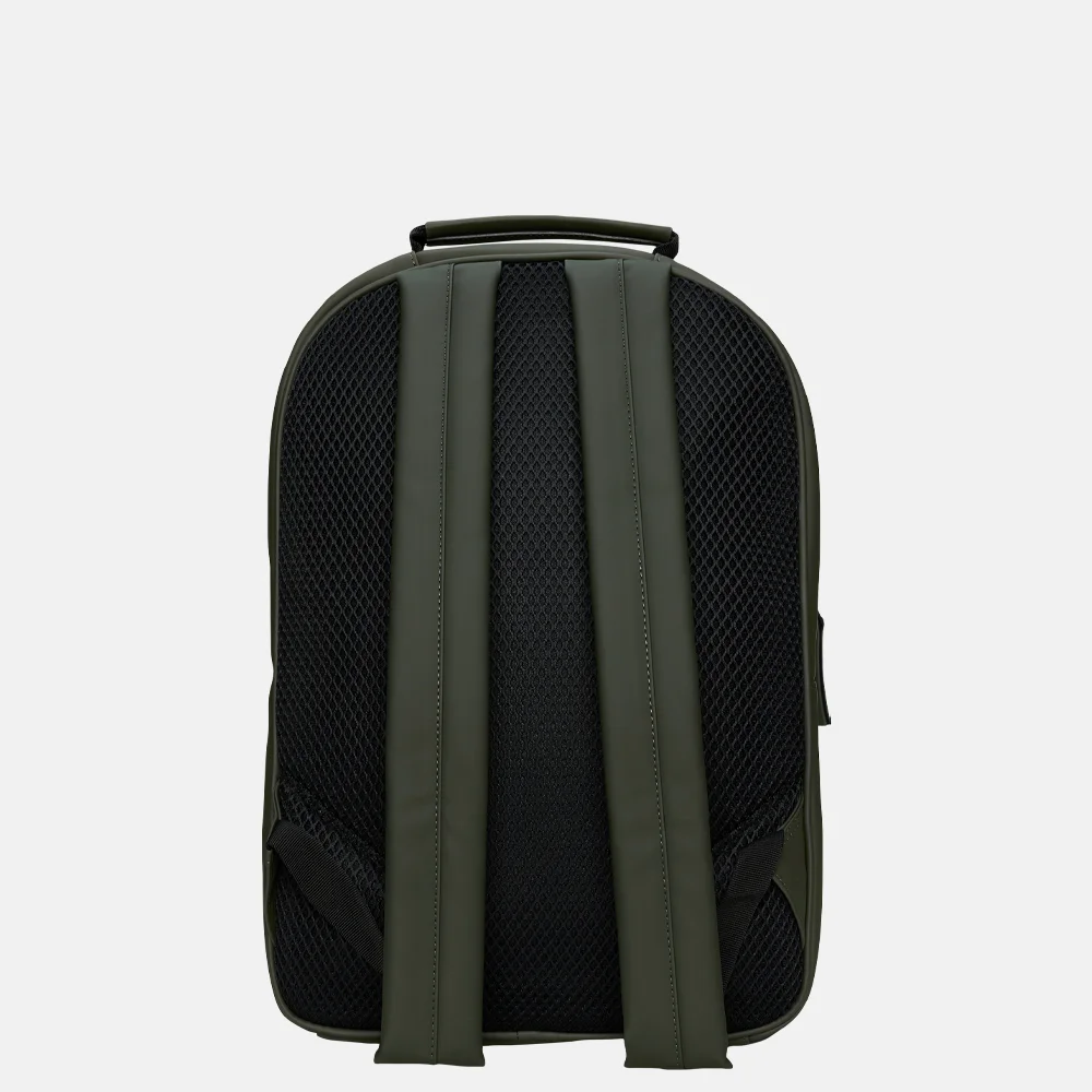Rains Book rugzak large 15 inch green bij Duifhuizen