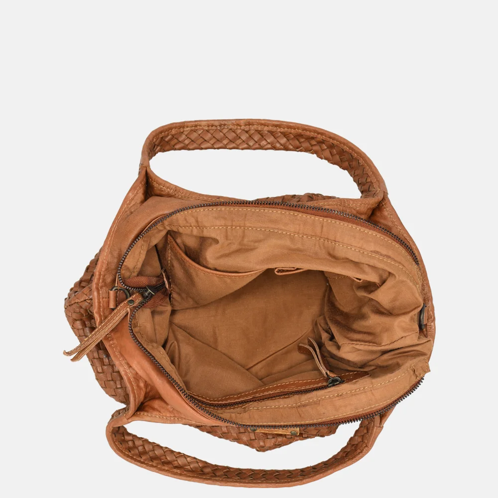 Bear Design schoudertas cognac bij Duifhuizen