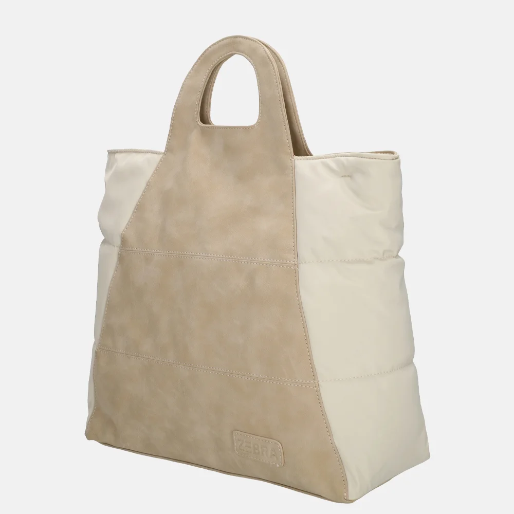 Zebra Trends Selene handtas M creme bij Duifhuizen