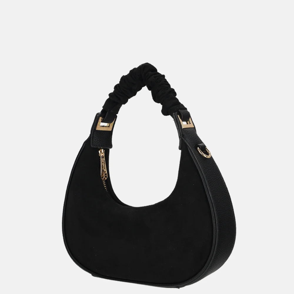 Firenze Suedine handtas black bij Duifhuizen