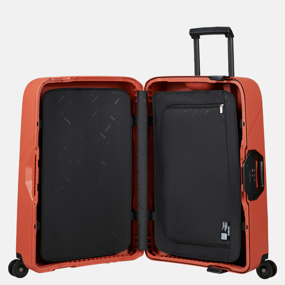Samsonite Magnum ECO koffer 69 cm maple orange bij Duifhuizen