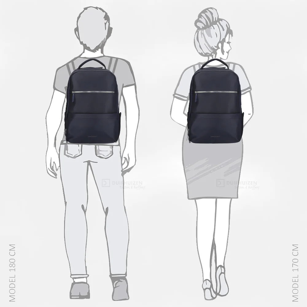 Enrico Benetti Caroline laptoprugzak 15 inch blauw bij Duifhuizen