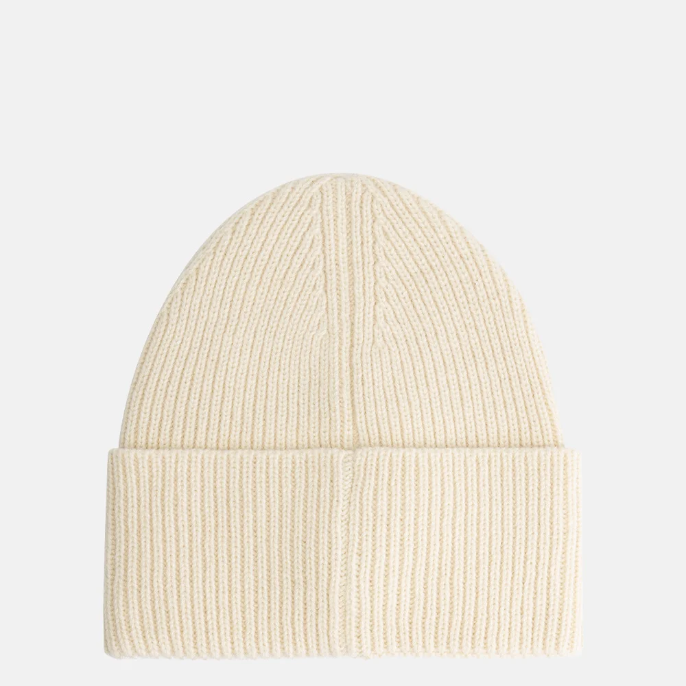 Nikkie Round Patch beanie cream bij Duifhuizen