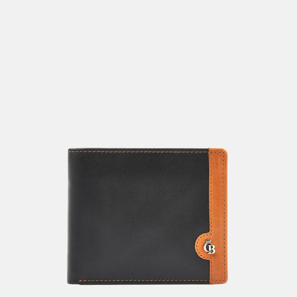 Castelijn en Beerens 80 year Jubileum billfold zwart/cognac bij Duifhuizen