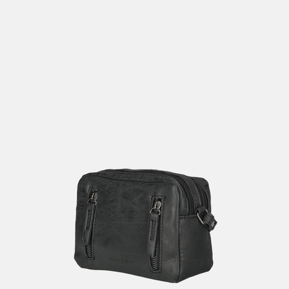 Enrico Benetti Kylie crossbody tas zwart bij Duifhuizen