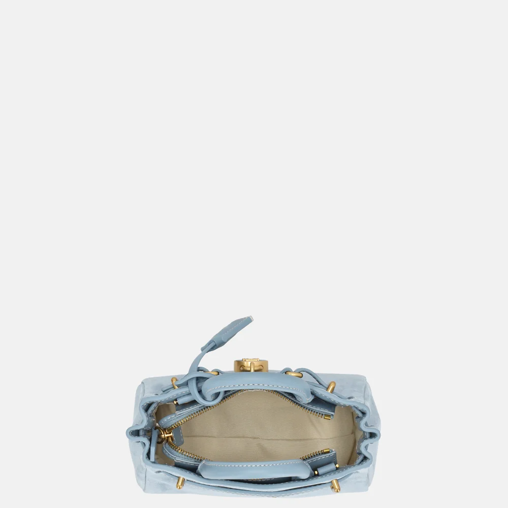 Tommy Hilfiger American Icon micro handtas suede well water bij Duifhuizen