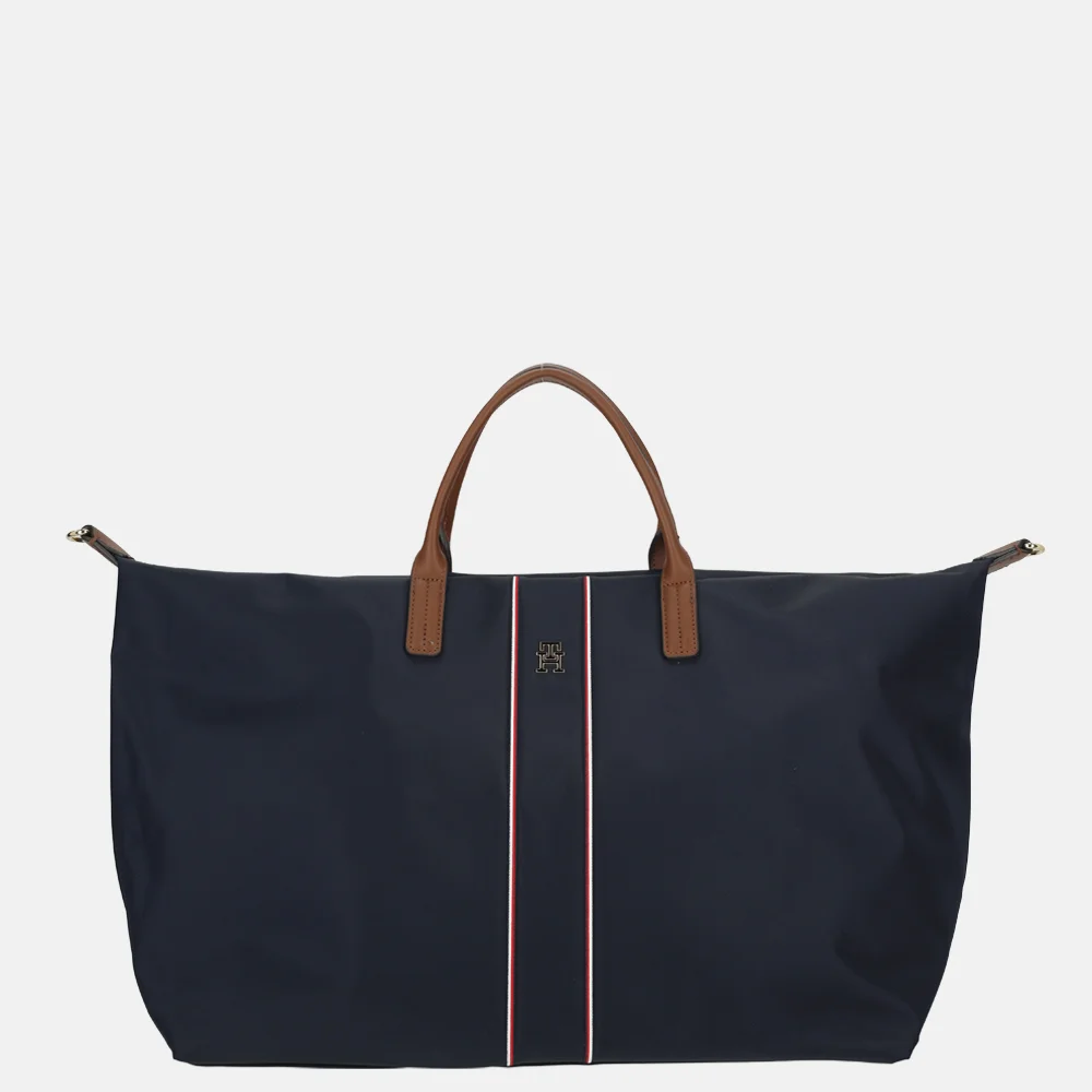 Tommy Hilfiger Popette weekendtas space blue corp bij Duifhuizen