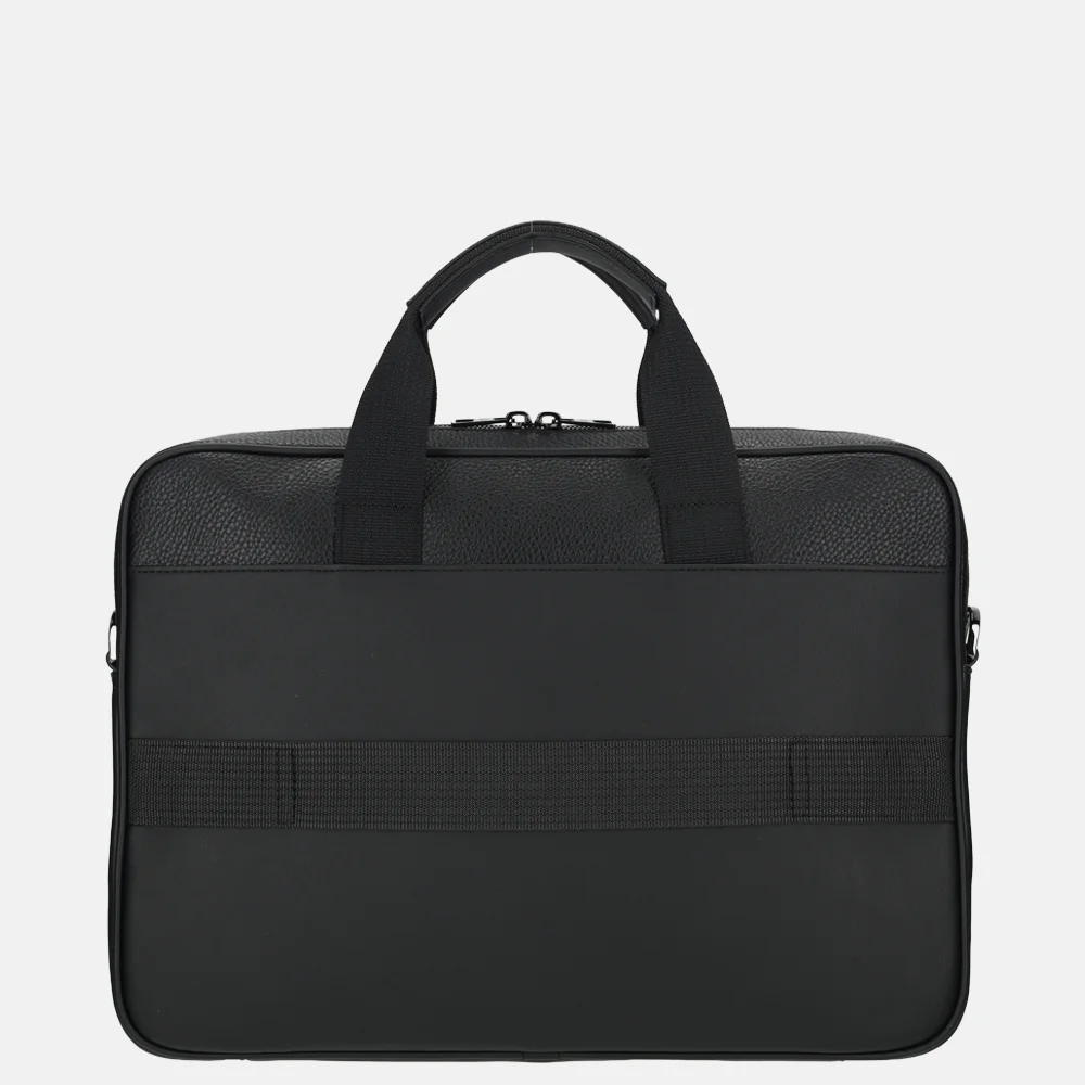 Tommy Hilfiger Central laptoptas black bij Duifhuizen