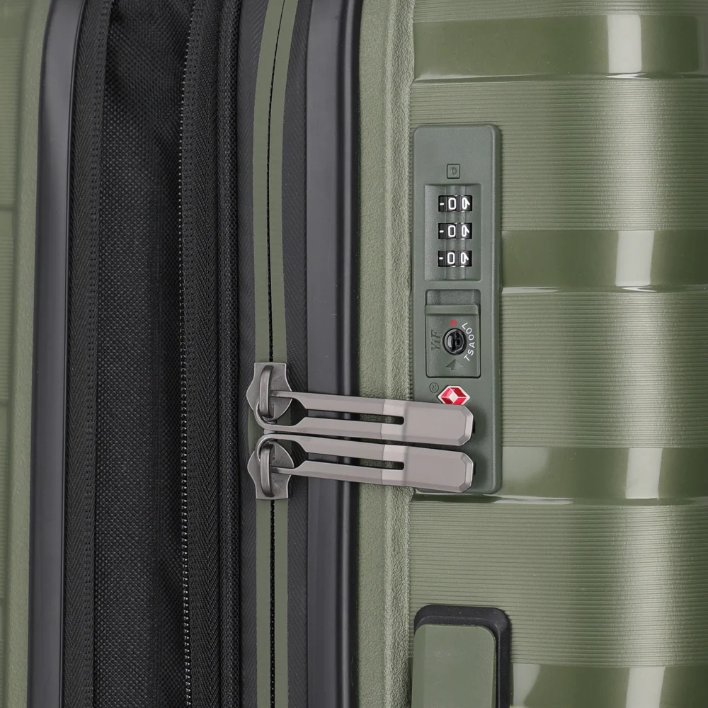 Travelite Air Base reiskoffer 67 cm olive bij Duifhuizen