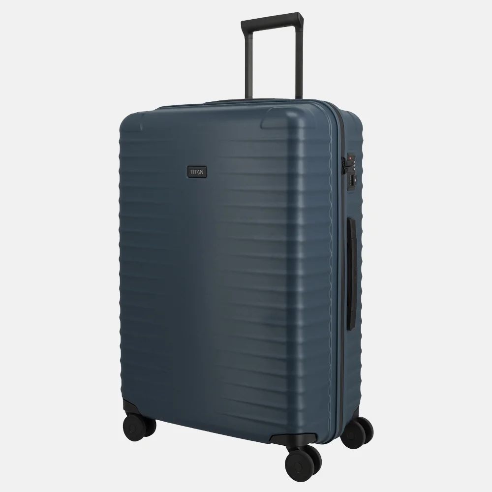 Titan Upgrade reiskoffer 75 cm midnight blue bij Duifhuizen