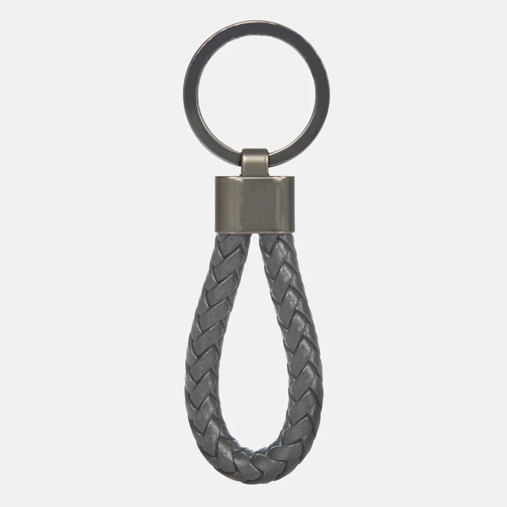 Porsche Design sleutelhanger leer anthraciet bij Duifhuizen