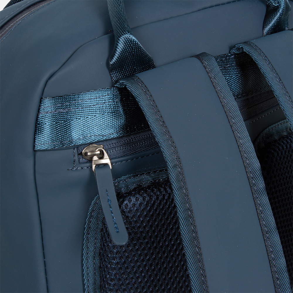 New Rebels Harper rugzak 13.3  inch navy bij Duifhuizen
