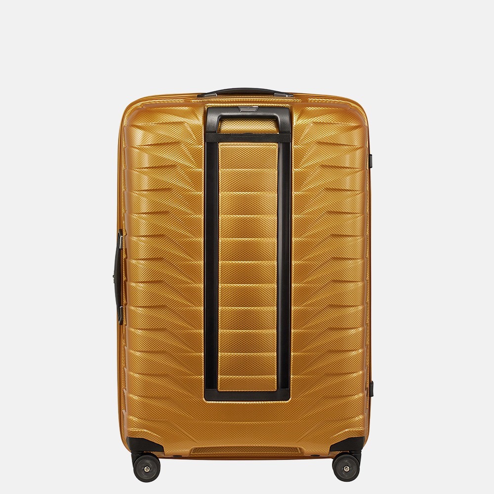 Samsonite Proxis spinner 75 cm honey gold bij Duifhuizen