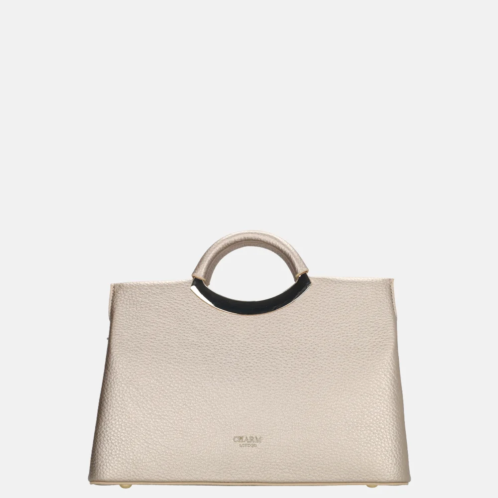 Charm London handtas beugel goud bij Duifhuizen
