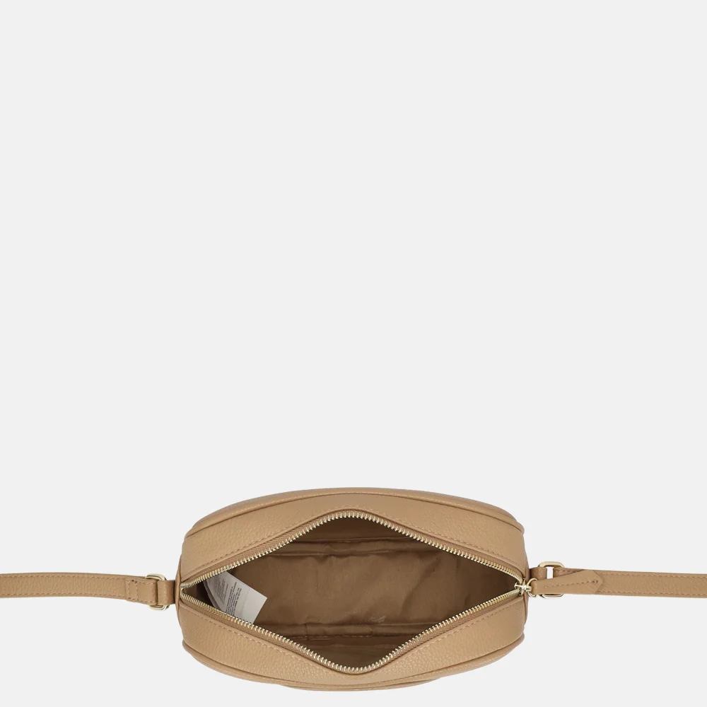 Valentino Bags Special covent crossbody tas logo beige bij Duifhuizen