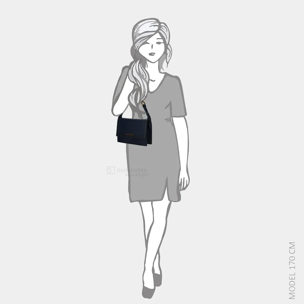 Valentino Bags Ushuaia Re crossbody tas blu bij Duifhuizen