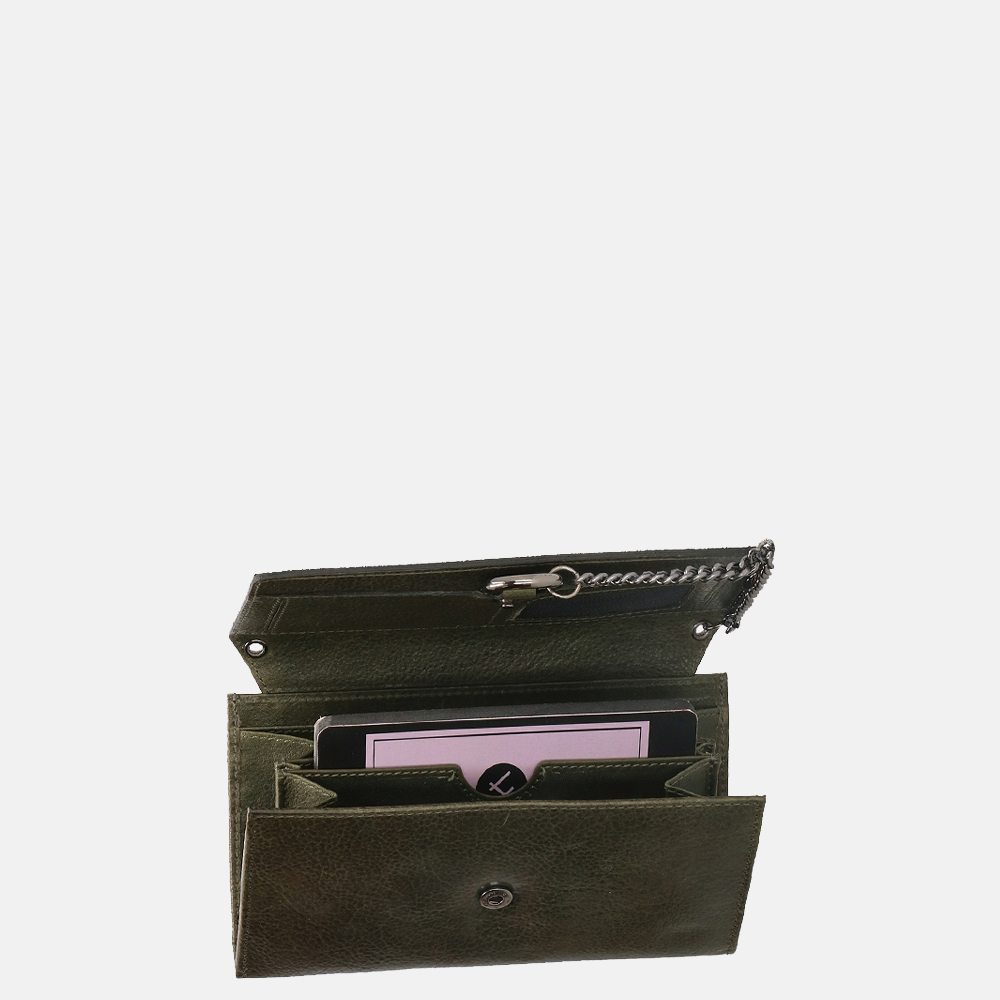 Micmacbags Mendoza crossbody tas donkergroen bij Duifhuizen