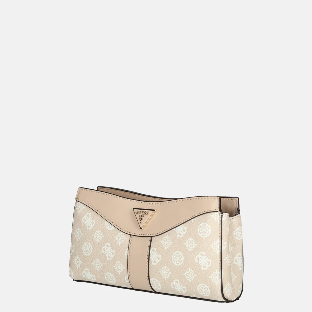 Guess Dorys crossbody tas sand logo bij Duifhuizen