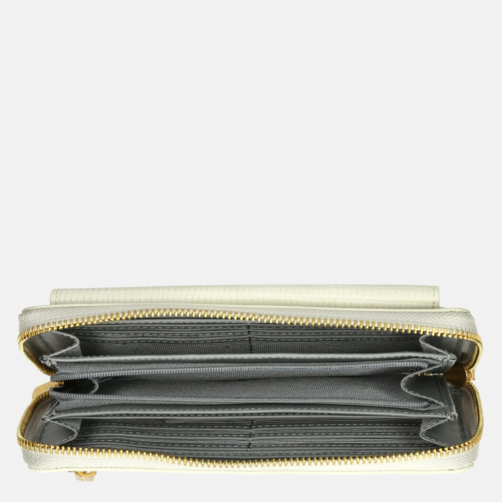 Loulou Essentiels Coachella SLB portemonnee cream bij Duifhuizen