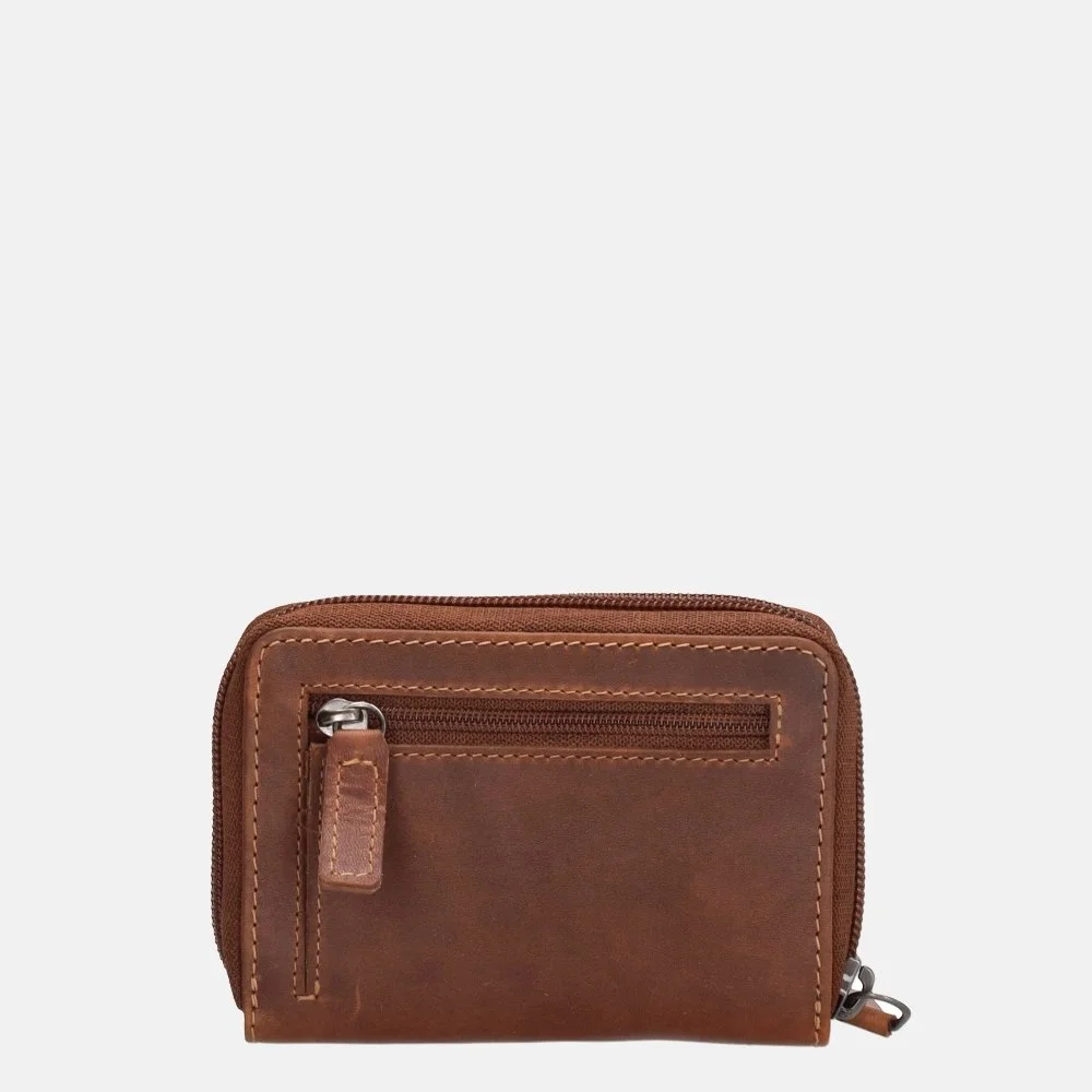 Hide & Stitches Japura portemonnee cognac bij Duifhuizen