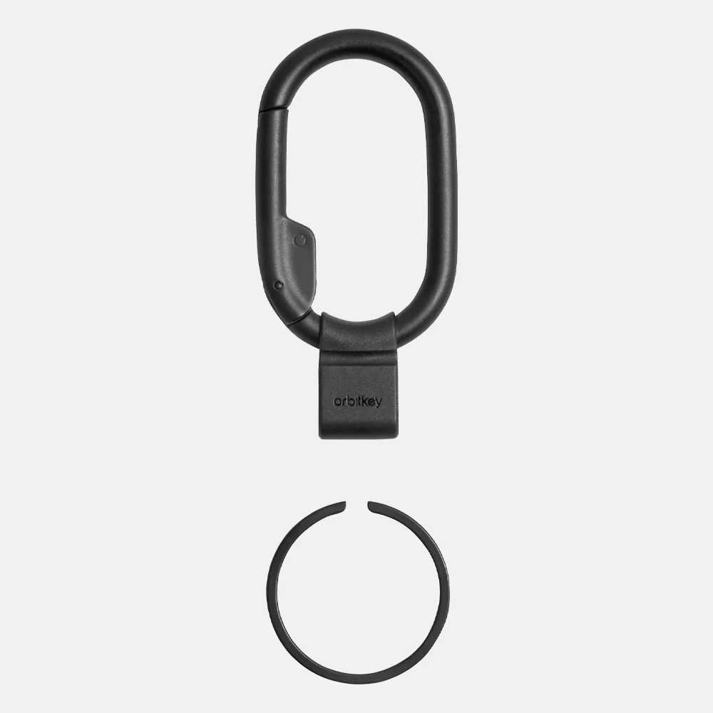Orbitkey Clip Mini sleutelhanger black bij Duifhuizen