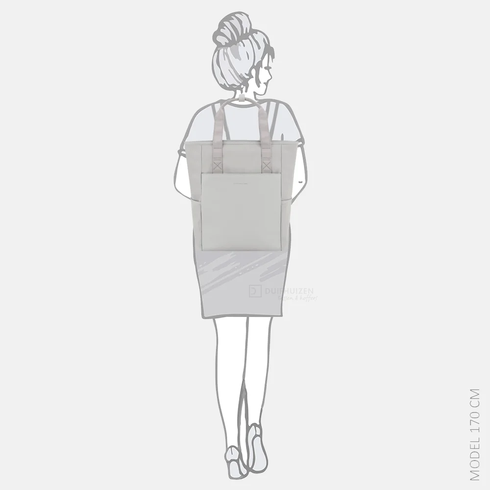 Kapten & Son Lindby rugzak 14 inch greige bij Duifhuizen