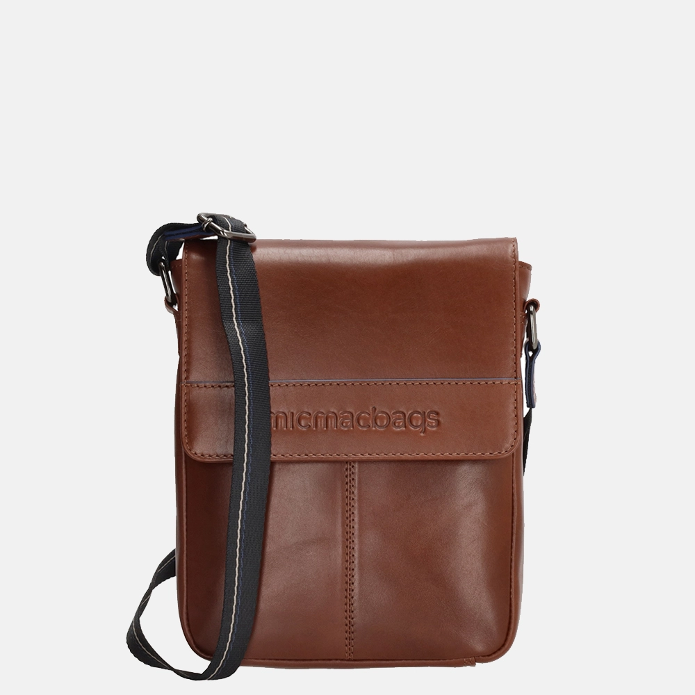 Micmacbags Le Mans schoudertas cognac