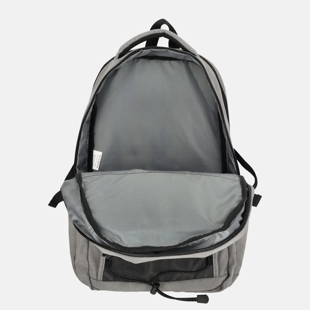 Enrico Benetti Anchorage laptoprugzak 15 inch lichtgrijs bij Duifhuizen