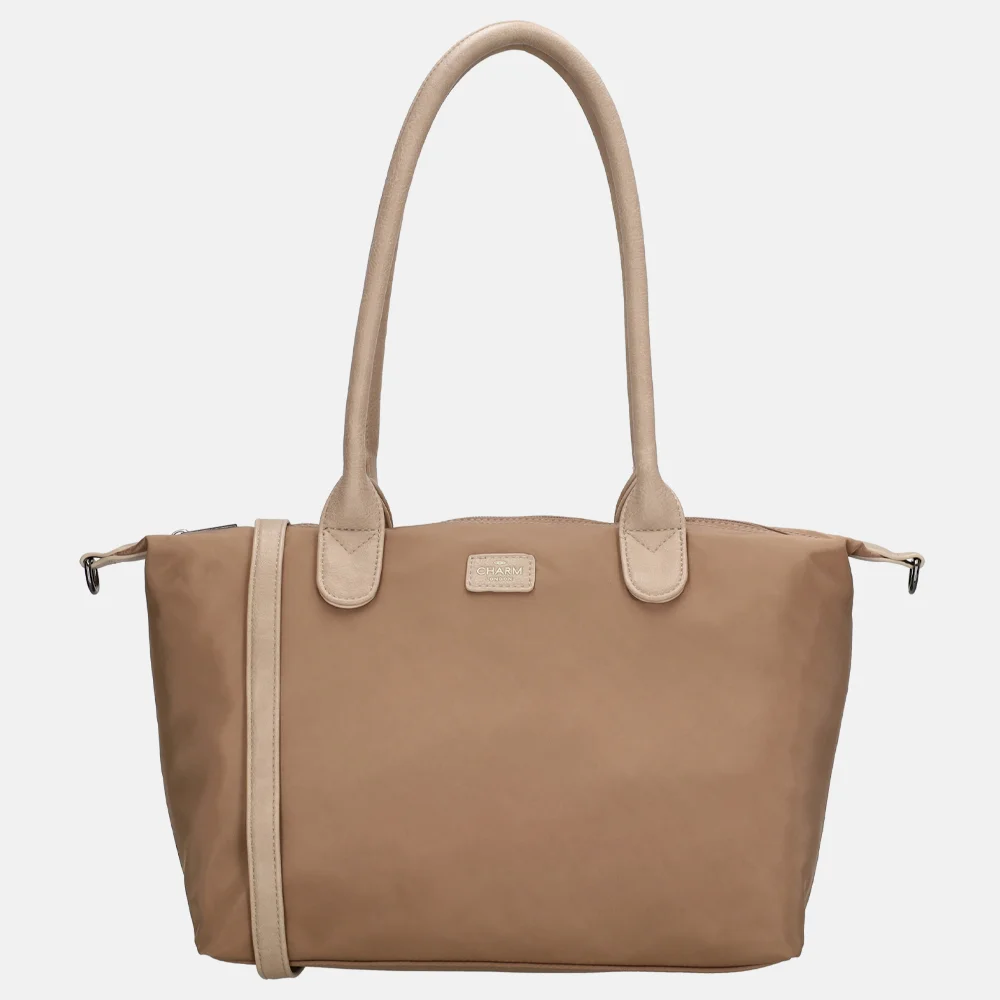 Charm London Buckingham Mono shopper M lichttaupe