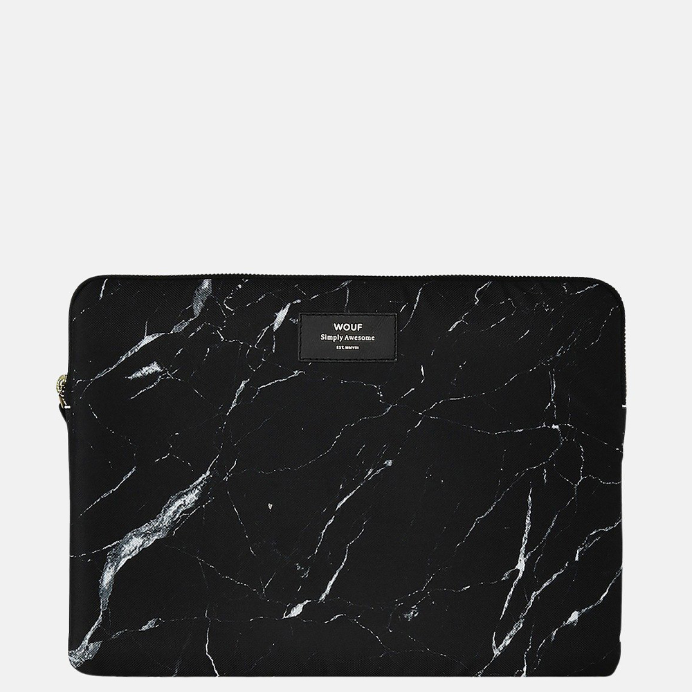 WOUF Laptophoes 13 inch Black Marble