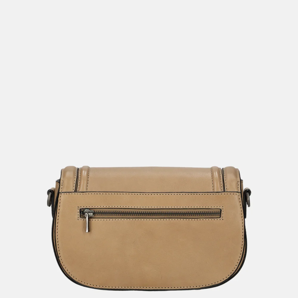 Berba Icons crossbody tas taupe bij Duifhuizen