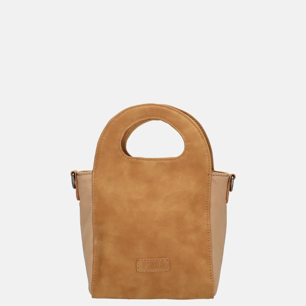 Zebra Trends Selene handtas XS/S camel bij Duifhuizen