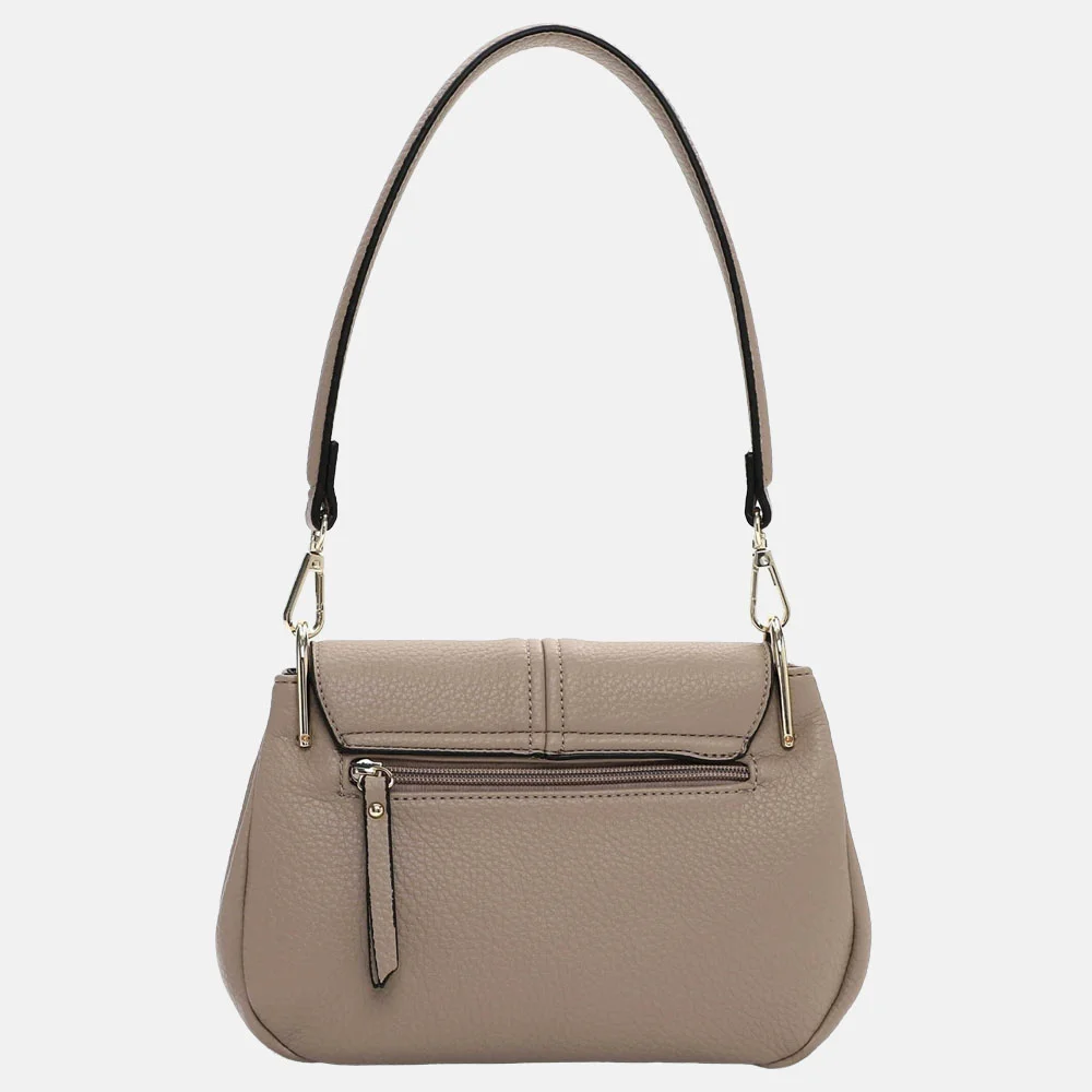 Emily & Noah Halla schoudertas taupe bij Duifhuizen