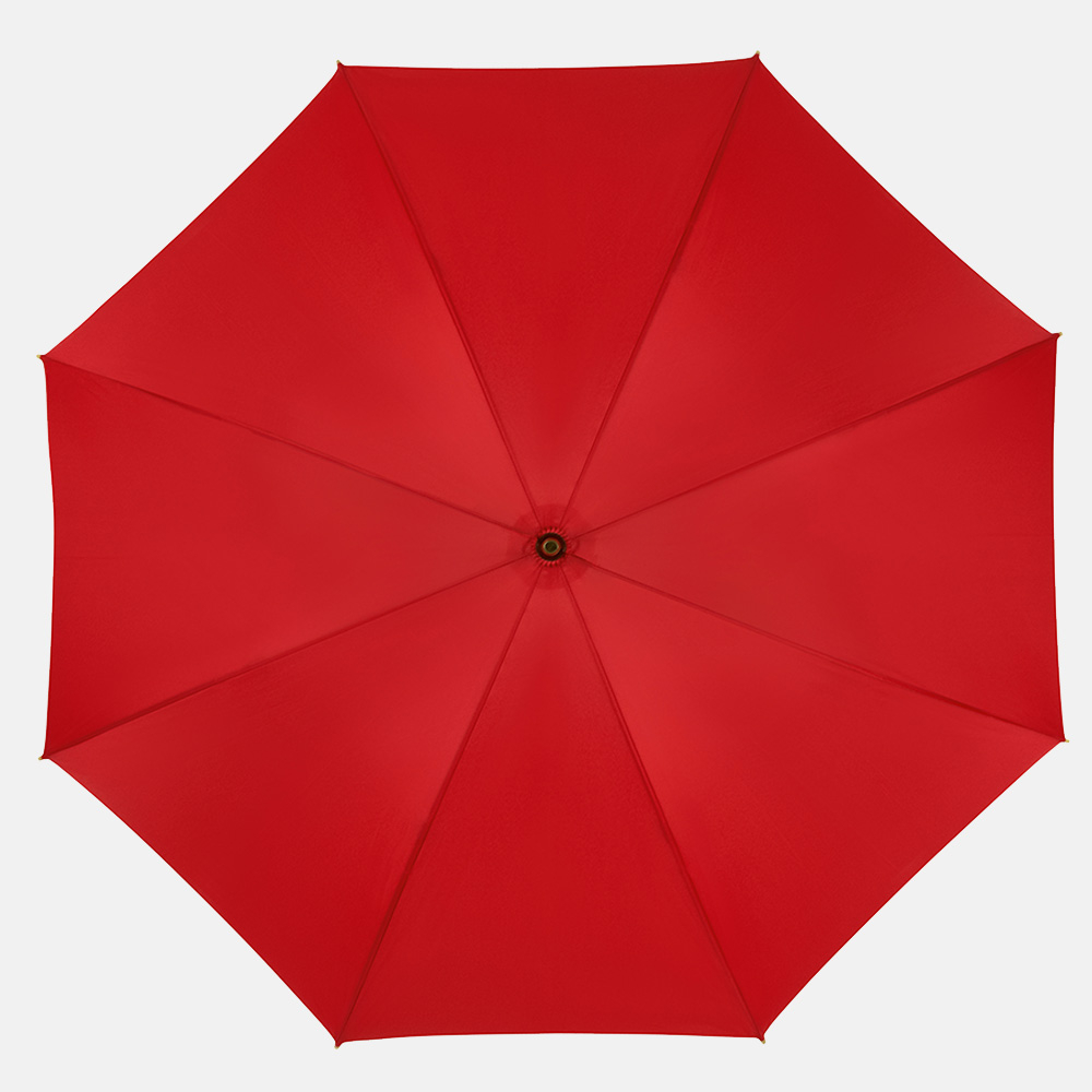 Impliva ECO Bamboe stokparaplu red bij Duifhuizen