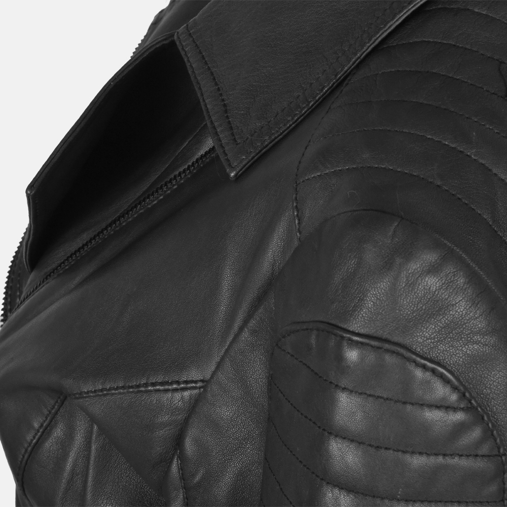 Dekkers Ledermode Lora dames jack zwart bij Duifhuizen