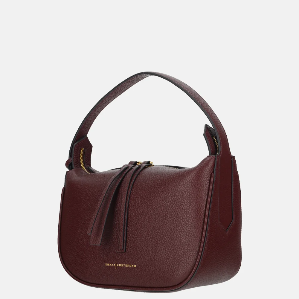 Smaak Amsterdam Daniel crossbody tas S bordeaux bij Duifhuizen
